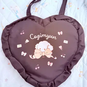 코기뮨 아베일 하트 토트백 산리오