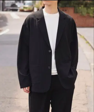 BEAMS 블랙 셋업 M 사이즈