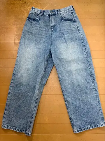 nnine 와이드 헤비 웨이트 데님