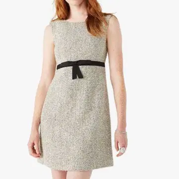 [ 새상품 ] 케이트 스페이드 메탈릭 트위드 드레스 실버
