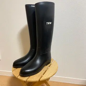 [ Traditional Weatherwear ] 블랙 롱 부츠 36