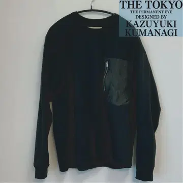 THE TOKYO x KAZUYUKI KUMAGAI 가죽 포켓 롱 T