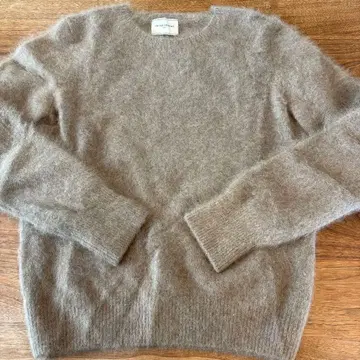 UNITED ARROWS 베이지 크루넥 스웨터 긴팔