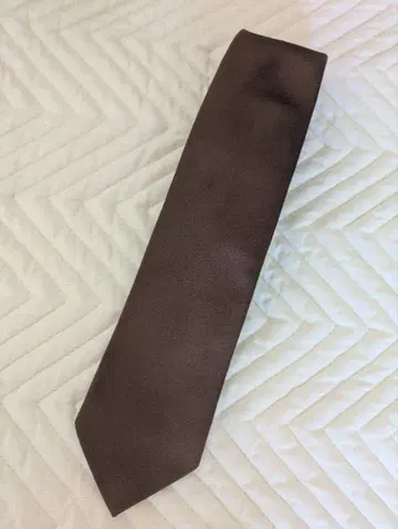 카미차니스타 실크 100 넥타이 브라운