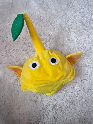 피크민 코스튬 모자 옐로우 컬러