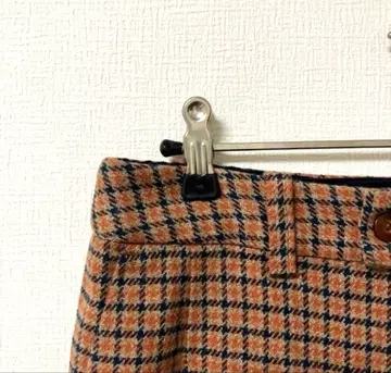 팔라스 팰리스 3가지 혼방 트위드 체크 테이퍼드 팬츠