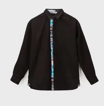 HERALBONY 디자인 셔츠 (플라이 프론트) [미로]