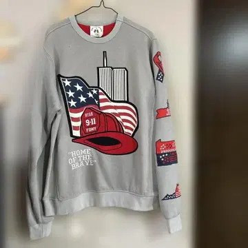 미국 국기 디자인 맨투맨 L 사이즈