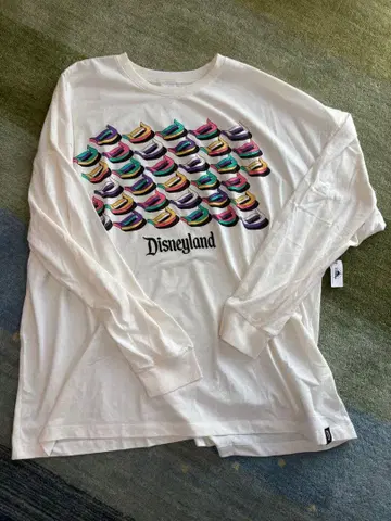 [ 택 포함 미사용 새상품 ] 캘리포니아 디즈니랜드 긴팔 T셔츠 2xl