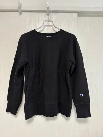 챔피온 리버스 위브 맨투맨 블랙 S