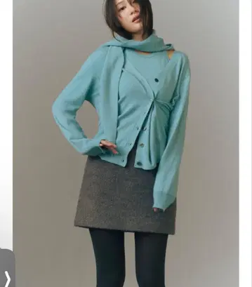 프레이 아이디 워셔블 캐시미어 실크 니트 앙상블 가디건