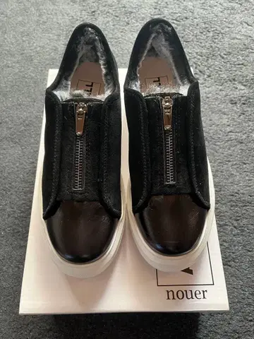 nouer 올 블랙 콜라보 스니커즈 ALL BLACK 슬립온 새상품