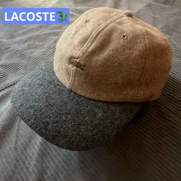 [ LACOSTE ] 울 캡