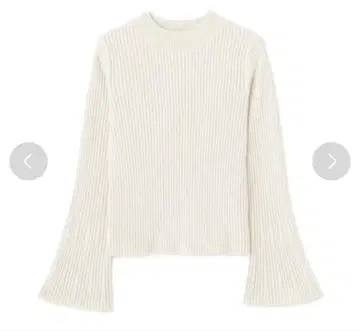 PROPOTION BODY DRESSING 화이트 라메 니트