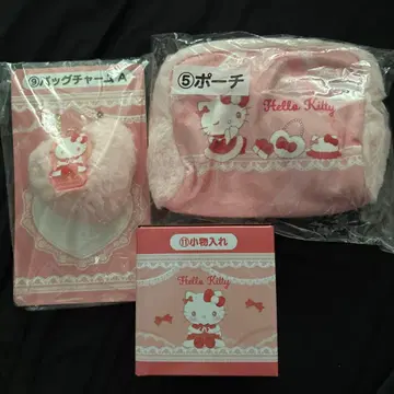 Hello Kitty 백참 파우치 소품함 세트