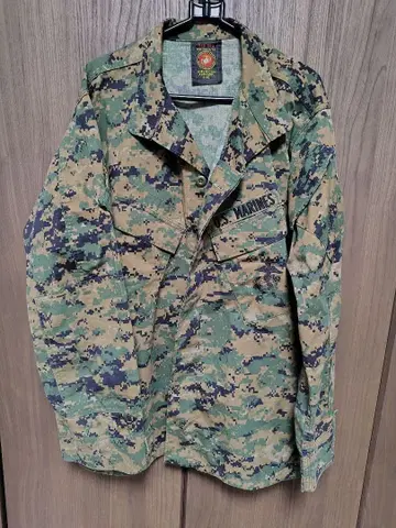U.S. MARINES 카모플라쥬 밀리터리 자켓 MED-REG