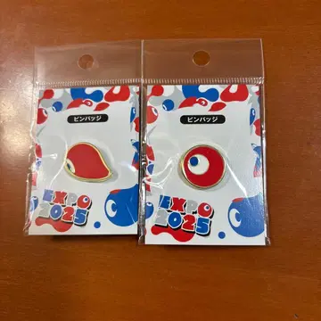 코먀쿠 핀 배지 만박 2세트