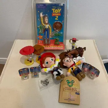 미사용품 묶음 판매 토이 스토리2 우디 피규어 세트