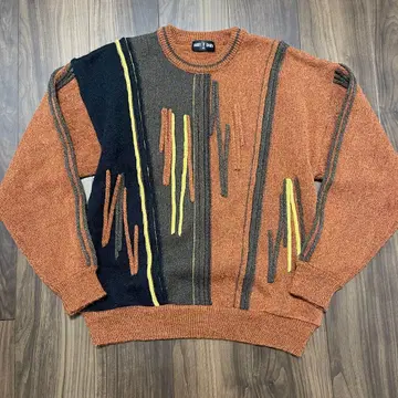 레트로 디자인 스웨터