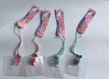 헬로키티 고토치 홋카이도 한정 오타루 스트랩 근부 4개 세트