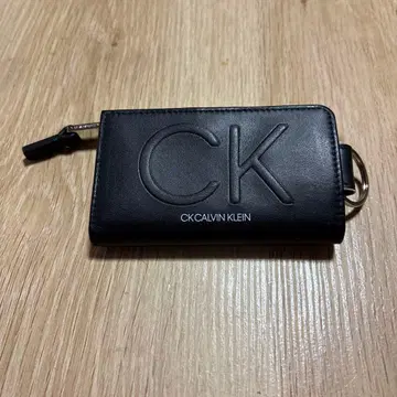 [ 새상품급 ] CK CALVIN KLEIN 코인 케이스 동전 지갑 블랙