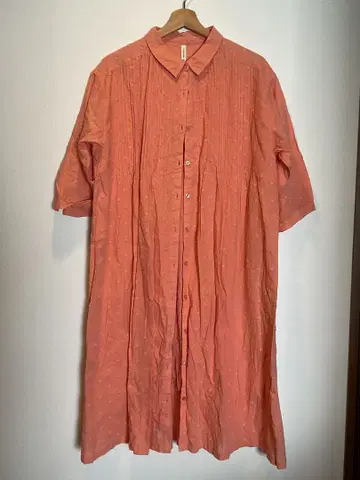 cloudnine 원피스 오렌지 도트