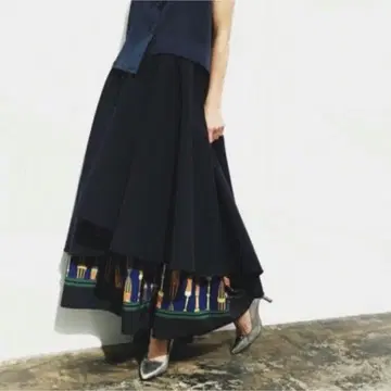 Ameri VINTAGE 레이어드 플레어 스커트