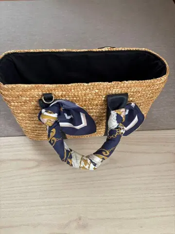 스트로우 토트백 스카프 포함