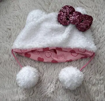 신상 유니버셜 헬로키티 키티 모자 폼폼 포함 햇