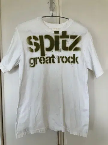 Spitz great rock 셔츠 쌍륙 투어 초승달 rock