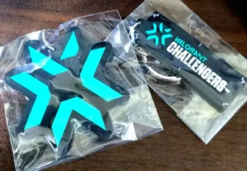 VALORANT vct2023 오프라인 관전 한정판 키링 2종