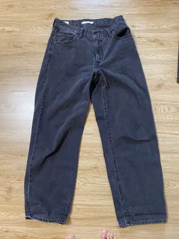 Levi's 프리미엄 BAGGY DAD 데님 다크 그레이 계열