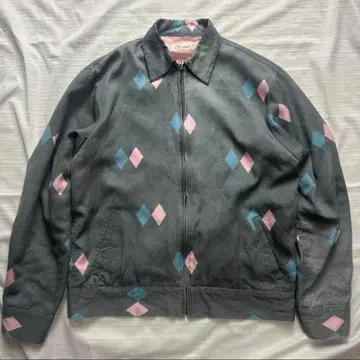 [ 짧은 기장 ] OCStyle 로카빌리 자켓 개버잔 아가일 페이드