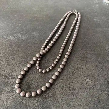그레이 펄 목걸이 후크식