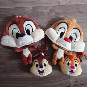 디즈니 리조트 칩과 데일 팬캡 패스케이스 세트