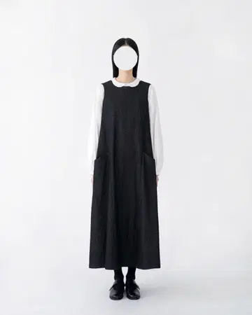 Eunoia 데님 포켓 부착 원피스