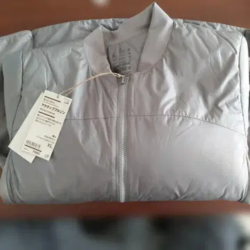 무인양품 워셔블 솜 액티브 블루종 여성 XL 모카 브라운