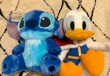 스티치 도널드 덕 봉제 인형 약 30cm