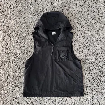 C.P. COMPANY, HALF ZIP VEST