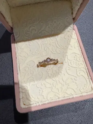 아가트 k10 오팔 다이아몬드 5호 반지