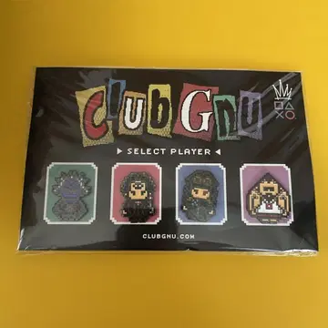 King Gnu Club Gnu 캐릭터 핀 배지 세트