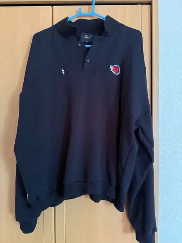 CLUBHAUS ELECTRIC 블랙 피케 셔츠 트레이닝복 L