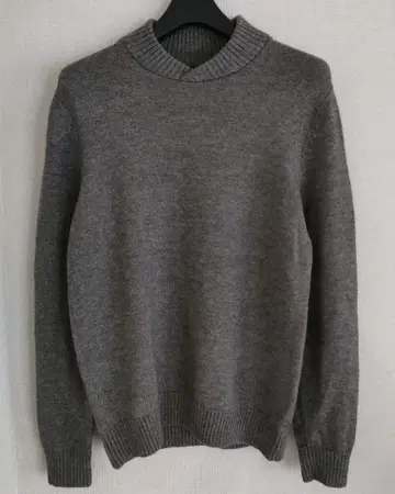 새상품급 Theory 띠어리 숄카라 울 니트 그레이 사이즈 S