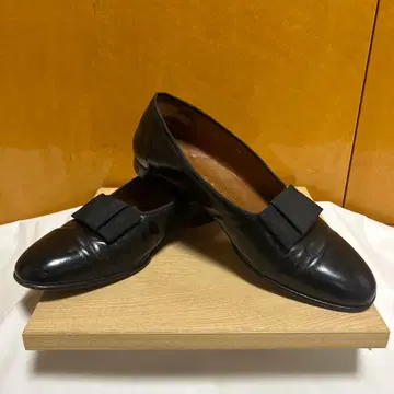 블랙 가죽 드레스 신발 리본 포함