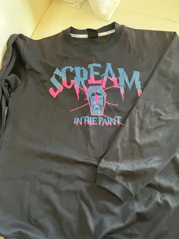 IN THE PAINT Scream 긴팔 티셔츠 S