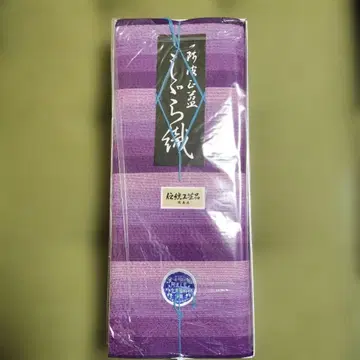 시지라 직물 / 보라색 계열 스트라이프 면 옷감