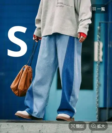 새상품[be with M] Misayo 데님 팬츠 블루 S