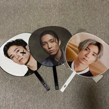 아이돌 부채 3종 세트 SixTONES 다나카 쥬리