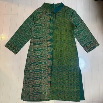 라오스제 롱 풀오버 실크