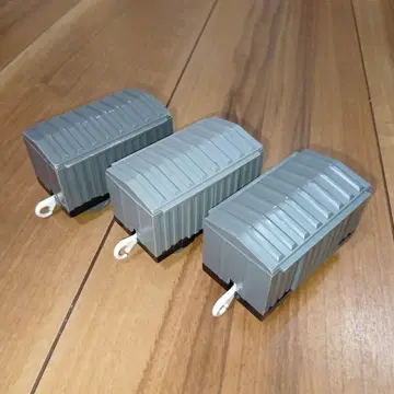 프라레일 유개차 그레이 3량